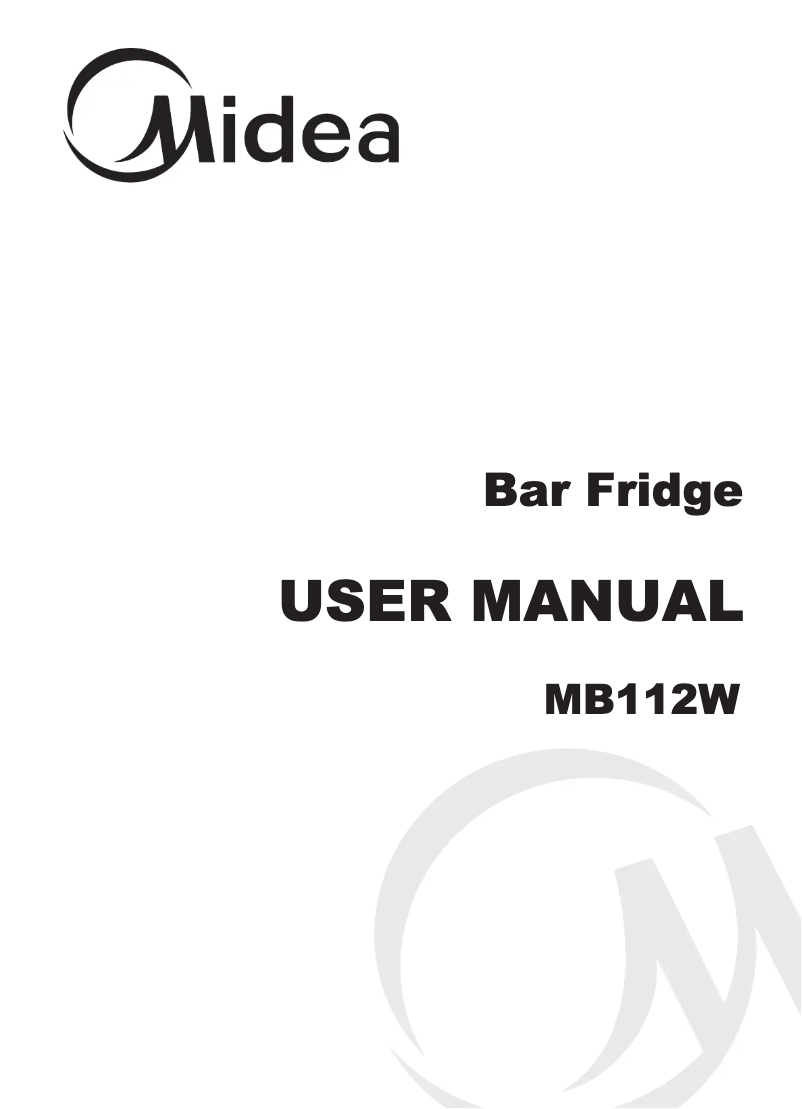 Page n°1 - Manuel utilisateur Midea MB112W