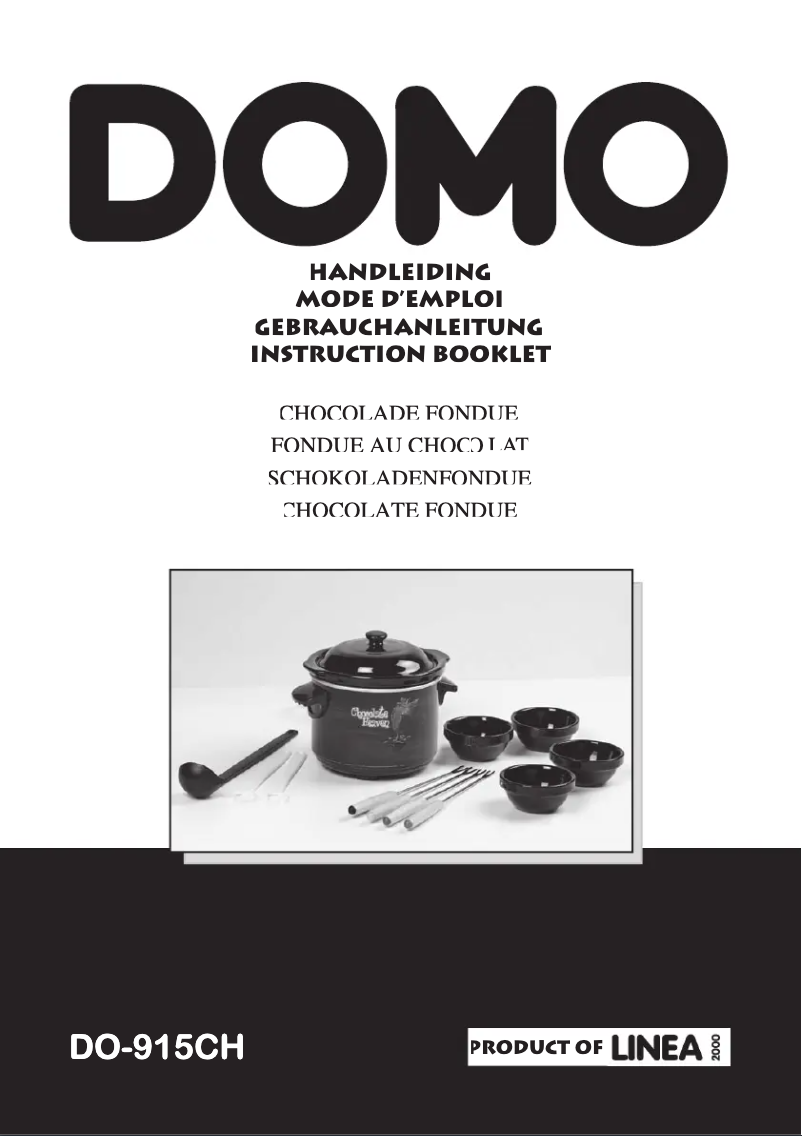 Image de la première page du manuel de l'appareil DO-915CH