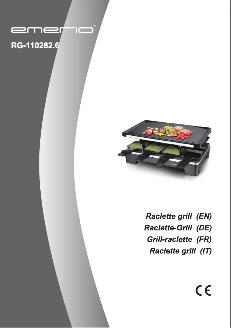 Page 1 de la notice Manuel utilisateur Emerio RG-110282.6