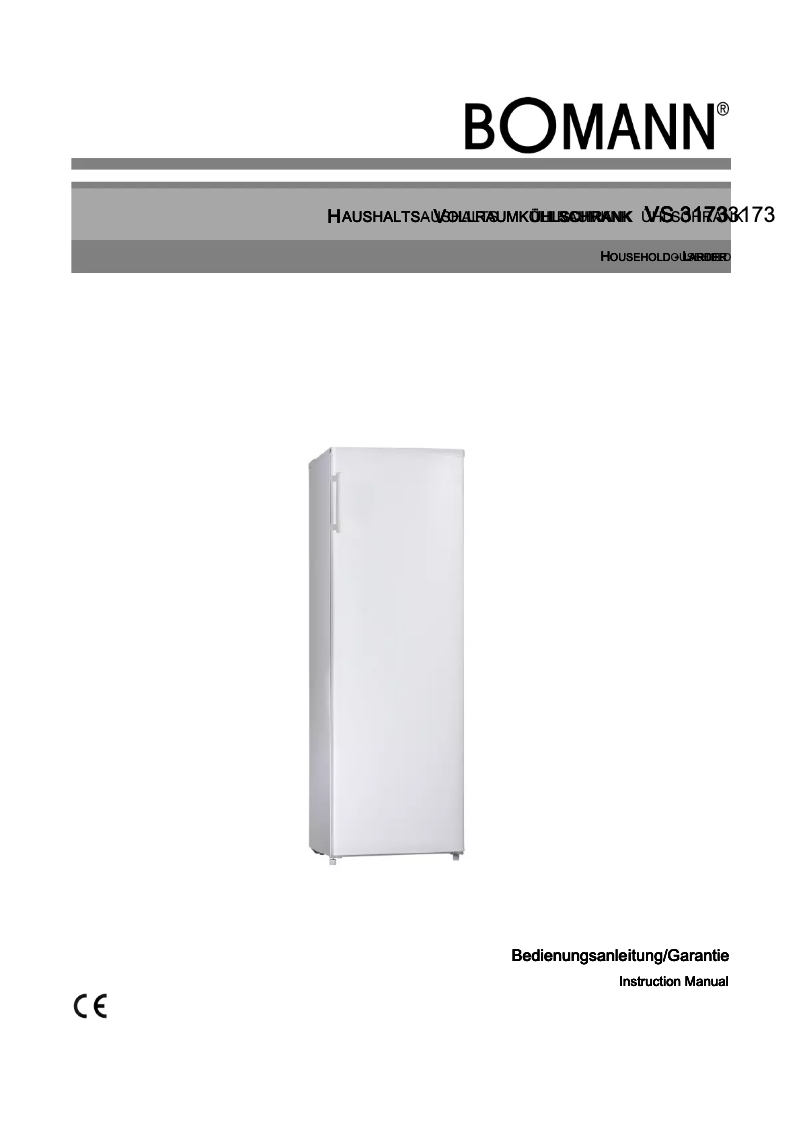 Image de la première page du manuel de l'appareil VS 3173